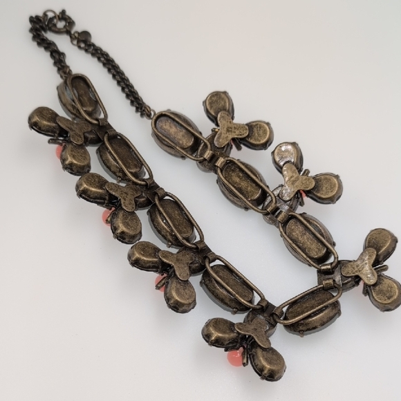 J. Crew Gray, Pink and Blue/Black Layered Necklace - Picture 5 of 5